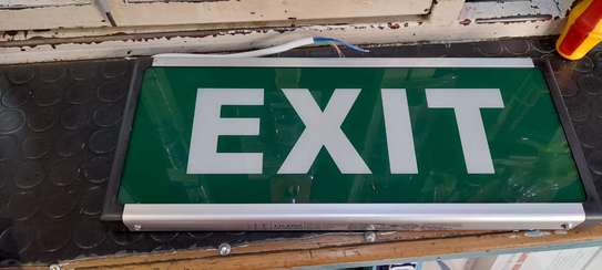 Electric Exit Sign 2pc image 1