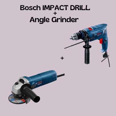 Combo Offer Angle Grinder GWS 700 + IMPACT Drill GSB 570 image 1