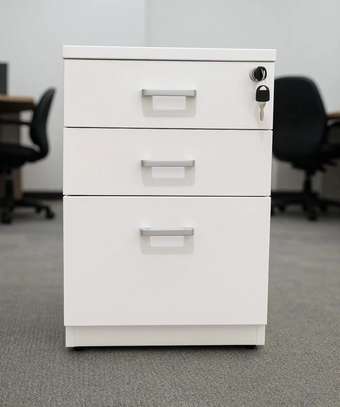 Metal Mobile Filing Cabinet – 3 Drawer Pedestal Locker image 6