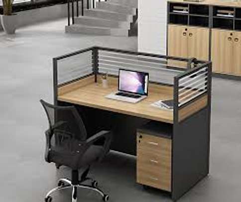 Single Person Office Computer Workstation Desk image 4