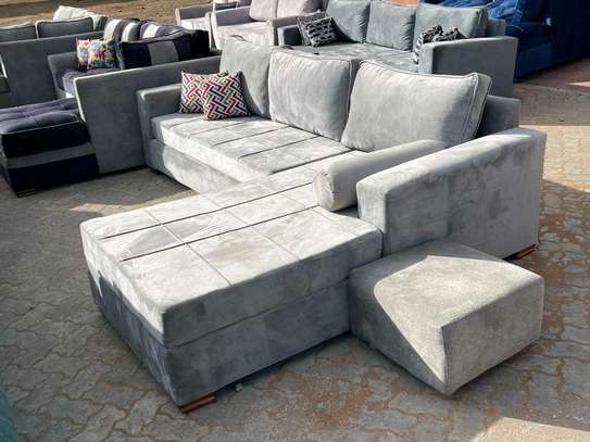Latest L-shaped sofa image 1