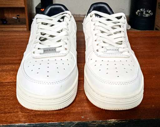 White Bape classic sneakers image 5