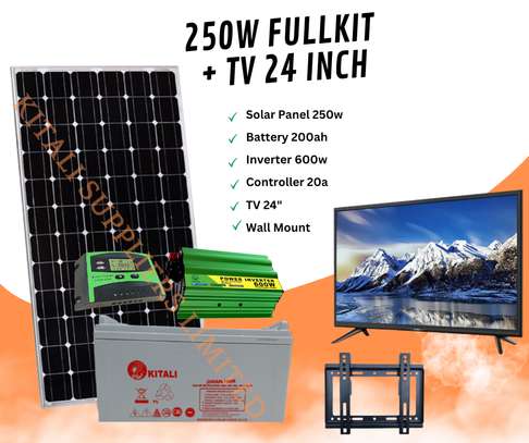 250w solar fullkit with tv 24 image 1
