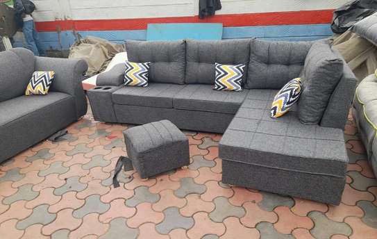 6seater grey sofa set on sale at jm furnitures image 2