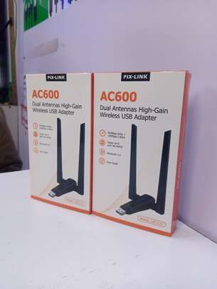600Mbps High Gain Wireless-AC Dual Band USB2.0 PIX-LINK image 1