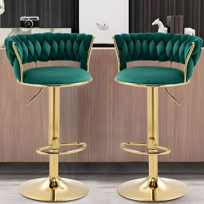 Office Stool:  Upholstered Counter Stool image 1