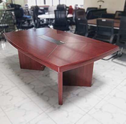 Mahogany 240cm Boardroom Table image 5