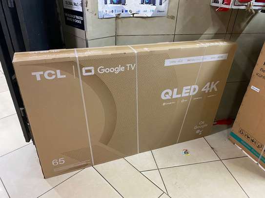 65 inch TCL 65C635 frameless QLED android UHD 4k tv image 1