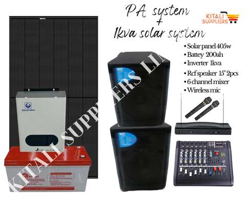 PA system with 1kva solar system image 3