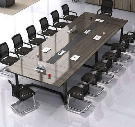 OFFICE TABLE: 2.4 Meter Boardroom Office Table image 3