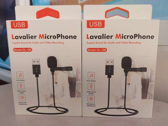 Lavalier USB Microphone Clip-On GL-138 image 2