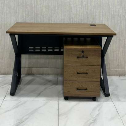 Credenza Metallic Study/Office Desk image 1