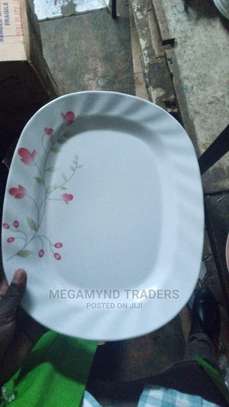 12pc Square Dinner Plate/Oval Dinner Plate/Melamine Plate image 2
