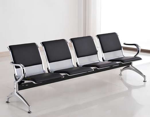 Office Bench; 4-Link Padded Office Bench image 11