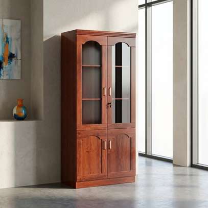 2 Door Mahogany Office Cabinet image 3