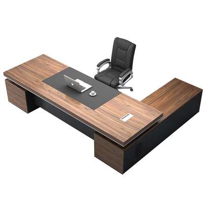 Office Desk: L-Shaped Executive Office Desk In Bobaracho image 4