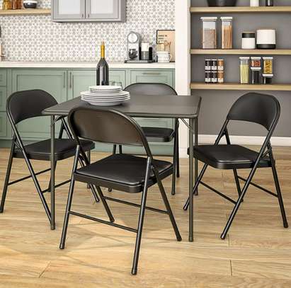 Metal Frame Leather Padded Foldable Visitors Office Chair image 8