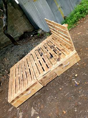 5*6 pallet bed, blazed framed pallet bed image 3