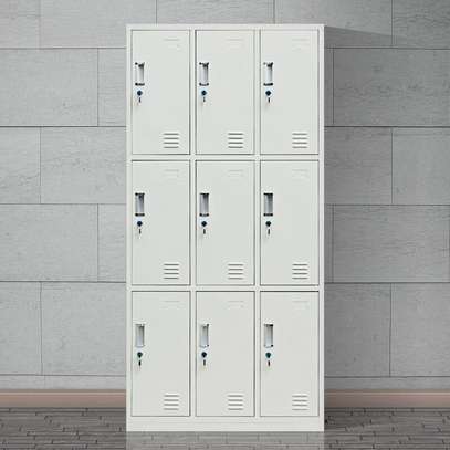 Storage Cabinets: 9-Locker Storage Lockable Cabinet image 7