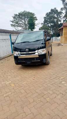 Toyota Hiace black color fully loaded 2020 model. image 9