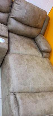 L SHAPE SOFA WITH END RECLINER image 7