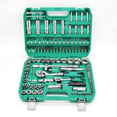 108pcs socket tool set wrench set toolbox set of tools image 1