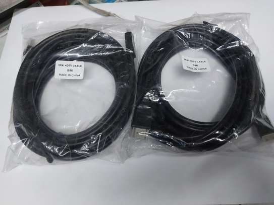 High Speed Cable Mini HDMI to HDMI Male / Male 5m Black image 1