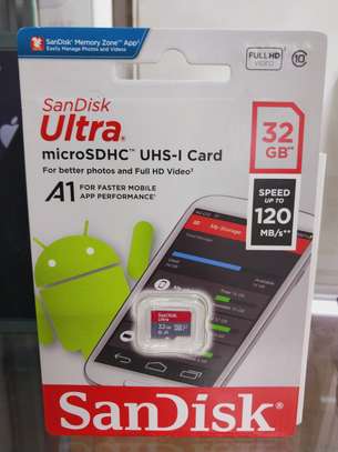 Sandisk Micro 32gb memory card ultra high speed, c10 image 1
