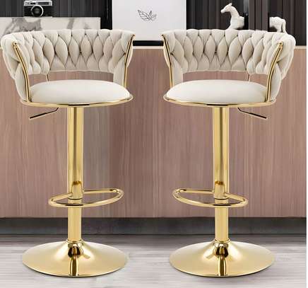 Office Stool:  Upholstered Counter Stool image 3