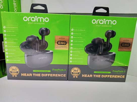 Oraimo Freepods-3 -wireless Stereo Earbuds Noisecancellation image 2