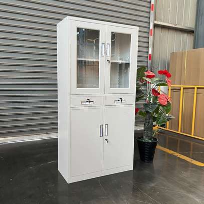 Durable Steel Storage Cabinet – Office Bookshelf image 4