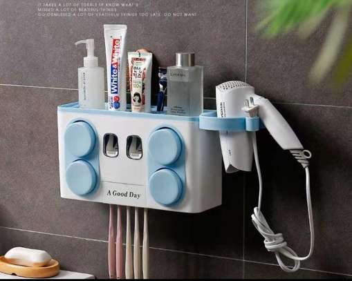 Good day   toothbrush toothpaste dispenser organizer image 1