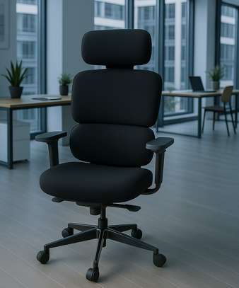 Office Chair:  Fabric Orthopedic Office Seat image 5