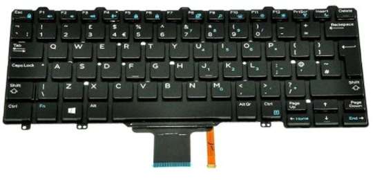 Dell Latitude E5270/E7270 US English Backlit Keyboard - 035J image 1