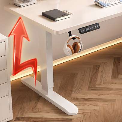 Standing Desks: Powered Height Sit Stand Desk image 4
