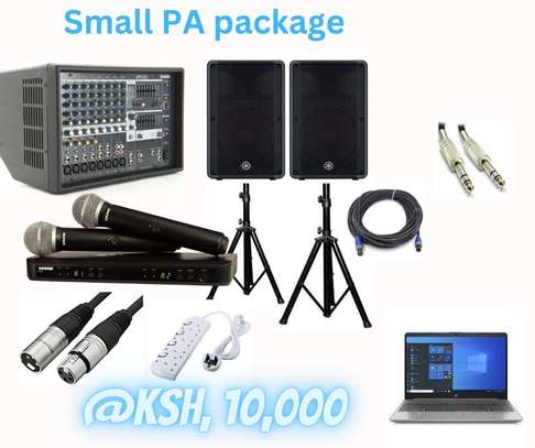 Hire small PA package at affordable rates image 1