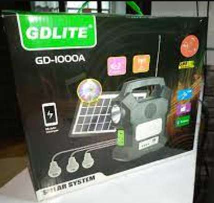 Gd Lite Solar Lighting Kit With Radio,Bluetooth And Mp3 image 1