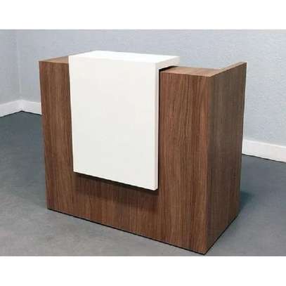 Reception Desk: 1.6m Wide Desk, Sleek Professional Look image 7