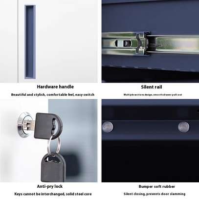 Office Cabinet : Office Steel Half Glass File Cabinet image 3