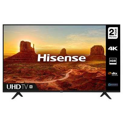 Hisense 55'' 4K ULTRA HD SMART TV, FRAMELESS, BLUETOOTH, NETFLIX A7 SERIES-Black-mid month deals image 1