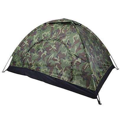 Camping Tents Army Print {New} image 2