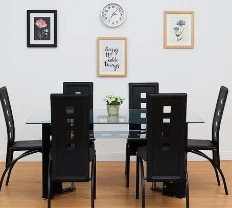 Office Dinning Set: 6-Seater Home Classic Dining Set image 2