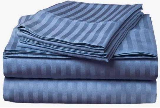 luxury cotton stripped bedsheets image 2