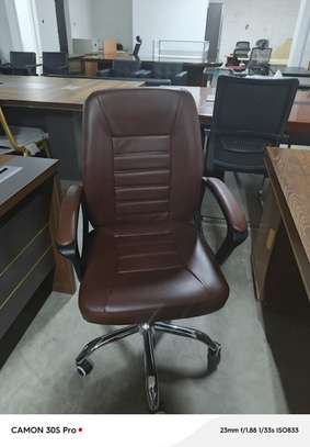 Office Chair: Modern PU Leather Swivel Chair image 5