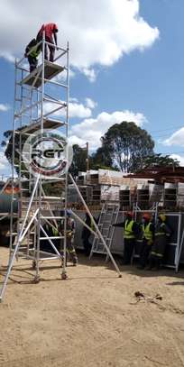 ALUMINIUM SCAFFOLDS FOR SALE AND HIRE image 1