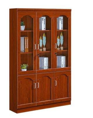 Economical Wooden Office Bookcase and Storage Cabinet image 6
