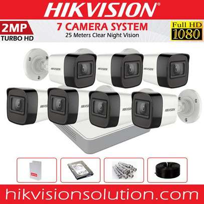 7 CCTV Cameras 1080p Full Kit ( With 25m Night Vision) image 1
