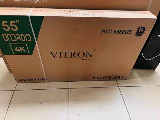 VITRON 55 INCHES SMART ANDROID UHD /4K TV image 1