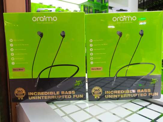 Oraimo Shark 4 Dual EQ 20-hr Playtime Wireless Earphones image 1