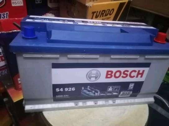Bosch din 100 car battery maintenance free image 1